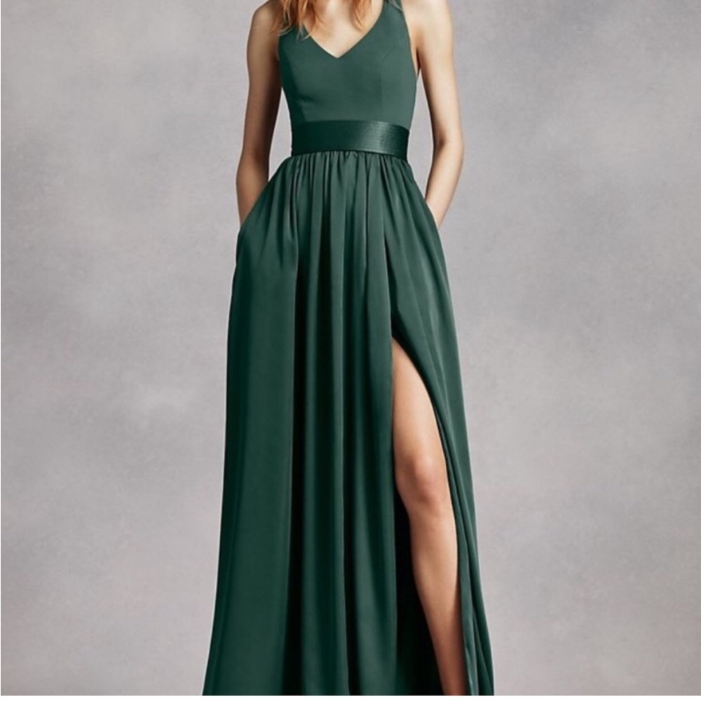 Vera Wang Forest Green Wedding Dress